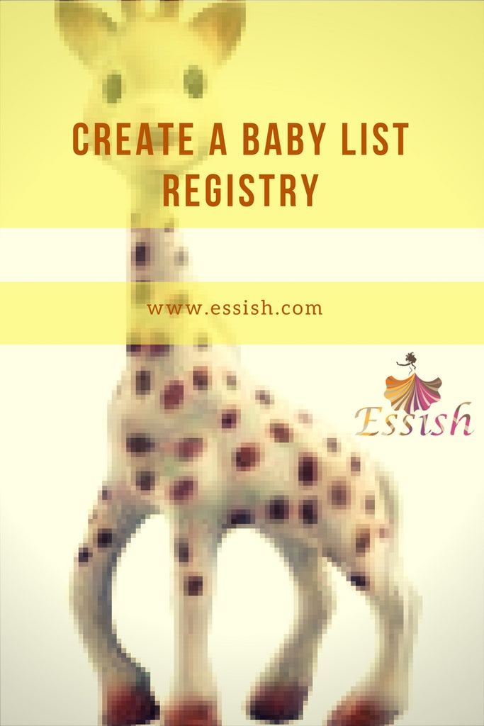 Create A Baby List Registry!!