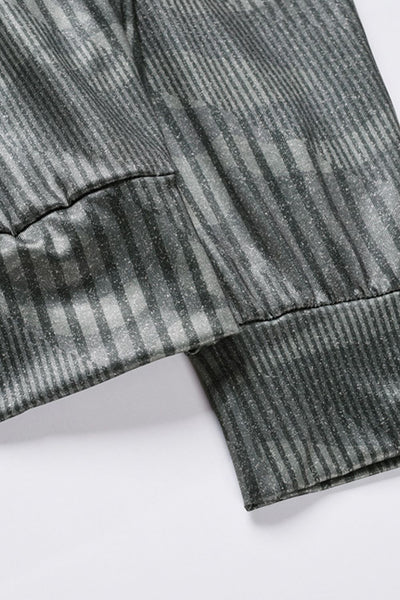 Drawstring Waist Jogger Jumpsuit and Longline Cardigan Set