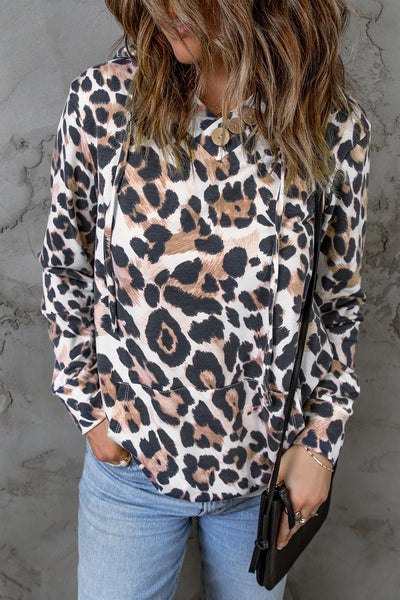 Camouflage Long Sleeve Kangaroo Pocket Hoodie