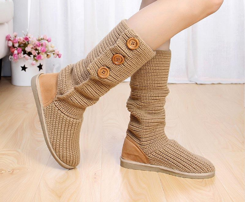 Womens sales knitted boots