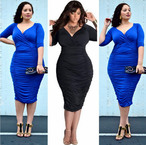 Vestidos best sale blue size