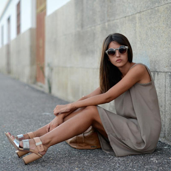 Fashion Dress Summer Women Chiffon Dress Sleeveless Loose Dovetail type Vest Long Dresses Brand New Women Clothing