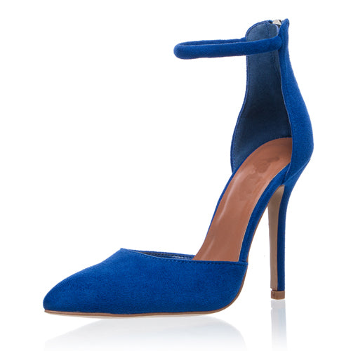 Shop Clearance Items Online Women Summer High Heels Sandals for Girls Flock Ankle Strap Sandals Concise Classic Zipper High Heels Sandals