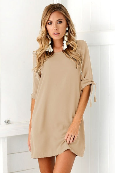 Summer Autumn New Women casual Beam sleeve Chiffon O neck Dress long Dresses