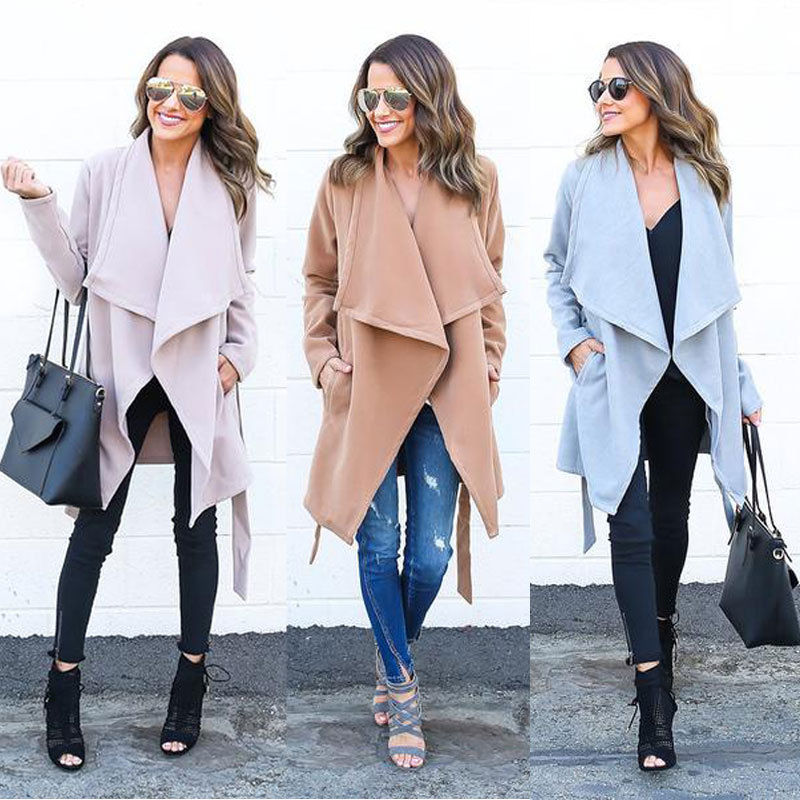 Women Warm Fashion Hooded Long Coat Jacket Windbreaker Parka Outwear