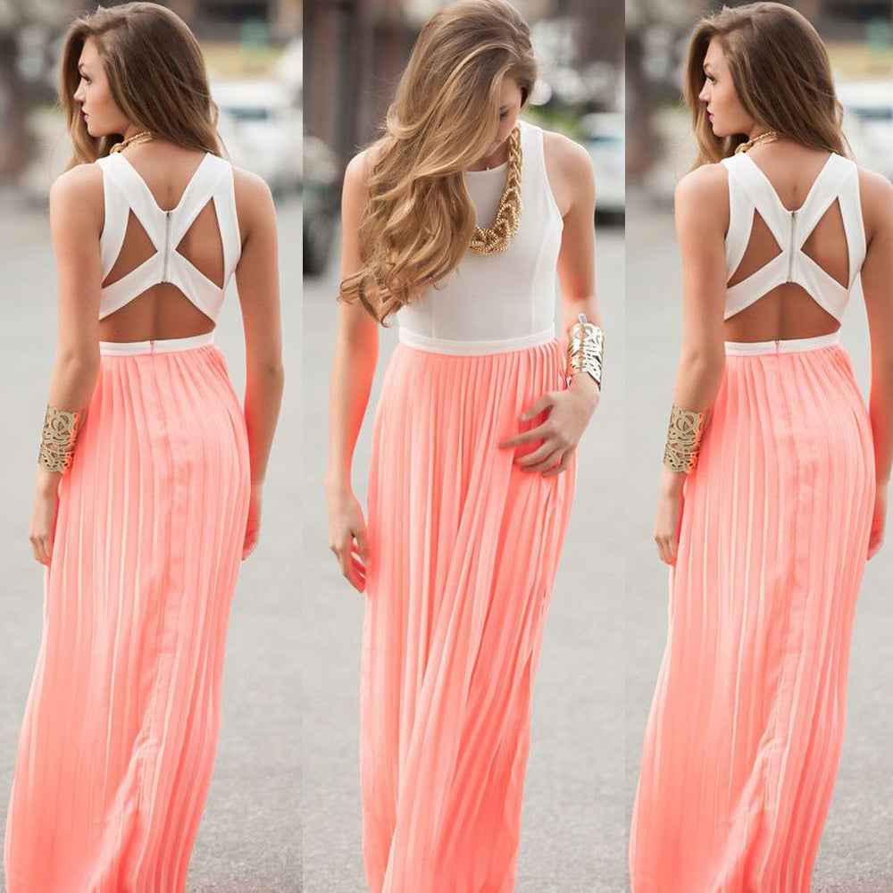 Sexy Bohemian Long Casual Sundress