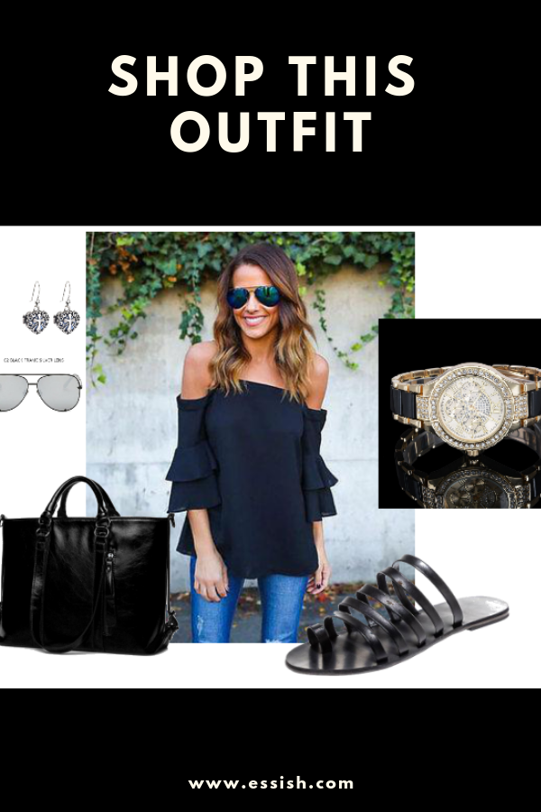 Shop Basic Black Casual Outfit