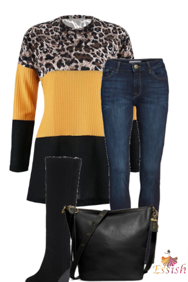 Leopard Sweater Outfit