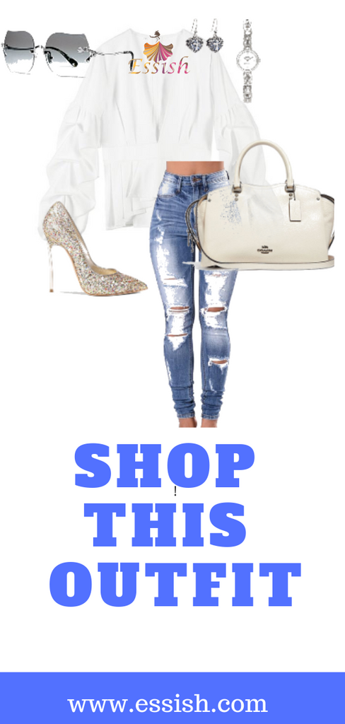 Stylish Outfit With A Pop of Glitter!
