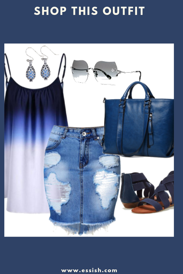 Shop This Stylish Blue Outfit
