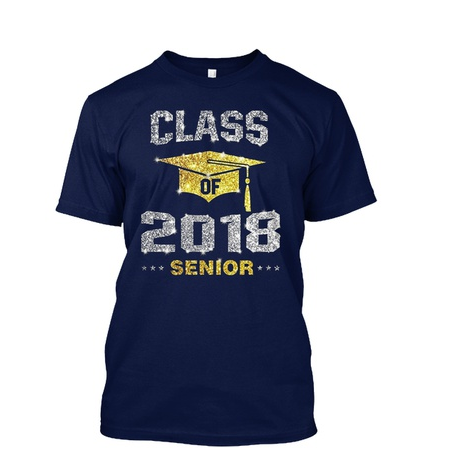 Class Of 2018 Seniors Hanes Tagless Tee T-Shirt