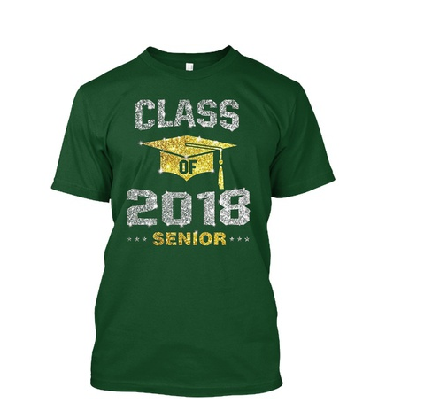 Class Of 2018 Seniors Hanes Tagless Tee T-Shirt