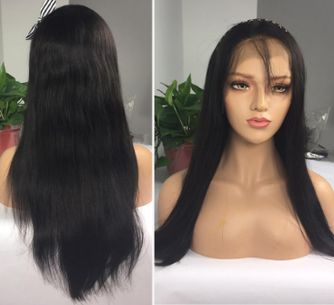 360 Straight Human Hair Free Part Remy Brazilian Lace Wig Lace Frontal Wig