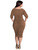 Women Plus Size Leisure Sexy Deep V neck Elegant Dress Hip Dress Solid optional vestidos Evening Party Bodycon Dresses