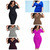 Women Plus Size Leisure Sexy Deep V neck Elegant Dress Hip Dress Solid optional vestidos Evening Party Bodycon Dresses