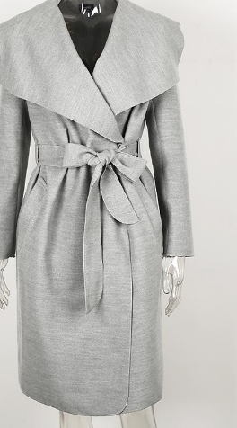 Casual Autumn Ruffle Warm Winter Women Turndown Long Coat Collar Female Overcoat