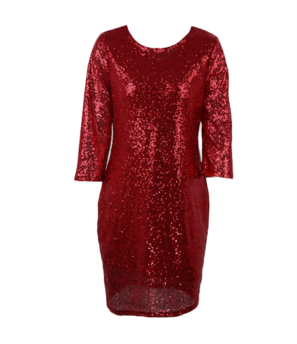 New Sexy Bodycon Women Dress Glitter Sequin Back Zipper Bandage Dress Robe Sexy Club Party Evening Mini Dress