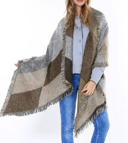 Wool Scarf Thicken Wrap 2016 Spring Winter Fashion Blanket Scarf Cashmere Pashmina Shawl Warm Scarves