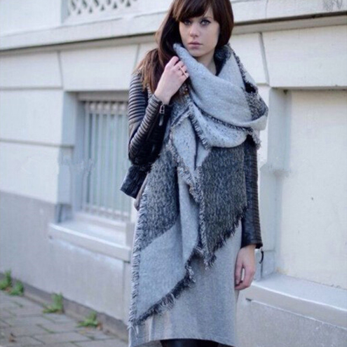 Wool Scarf Thicken Wrap 2016 Spring Winter Fashion Blanket Scarf Cashmere Pashmina Shawl Warm Scarves