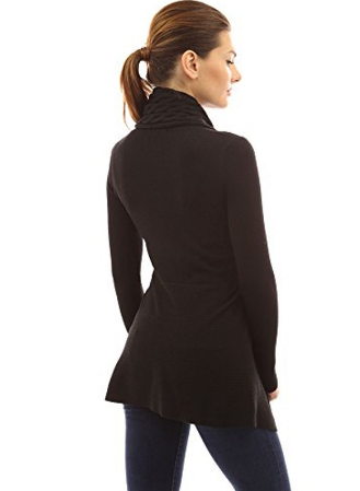 Women's Buckle Braid Front Cardigan