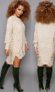 Long Sleeve Fashion Casual Cotton Sweater