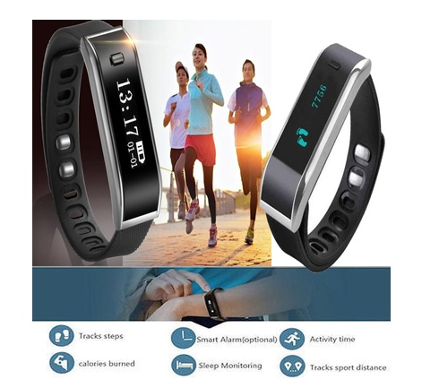 Bluetooth Bracelet Sleep Fitness Activity Tracker Call Reminder Smart Band