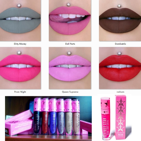 Brand New Jeffree Star Liquid Lipstick Lip Gloss Waterproof Labiales Full-Coverage Matte