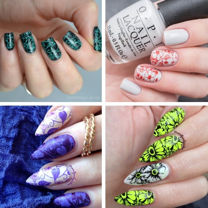Tulip Pattern Nail Art Stamp Template Rose Image Plate BORN PRETTY 12.5x 6.5cm