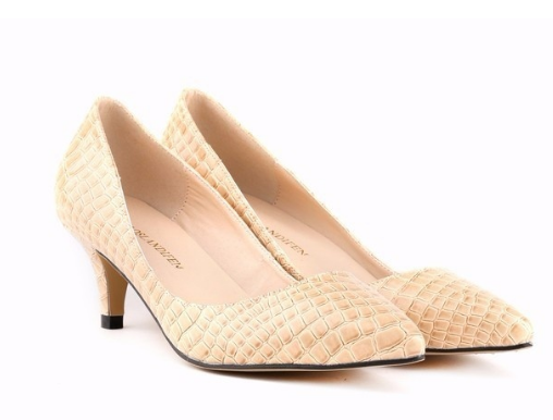 Faux Crocodile Shoes Woman Office Ladies Shoes Women High Heels Shoes Point Toe Women