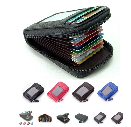 New Fashion Men's/Women's Mini Leather Wallet ID Credit Cards Holder Purse