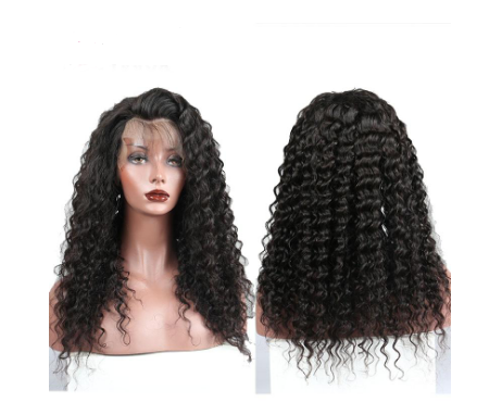 Pre Plucked Full Lace 150% Glueless Remy Brazilian Curly Full Lace Wig