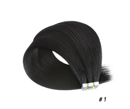 Remy Tape in Human Hair Extensions 16-22 inch Silky Straight PU Hairpieces Seamless Skin Weft Natural Hair
