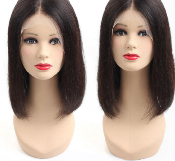 Short Bob Straight Human Remy Hair Lace Front Wig