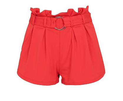 Women Pockets Elegant High Waist Summer Wide Leg Shorts