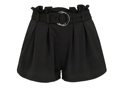 Women Pockets Elegant High Waist Summer Wide Leg Shorts