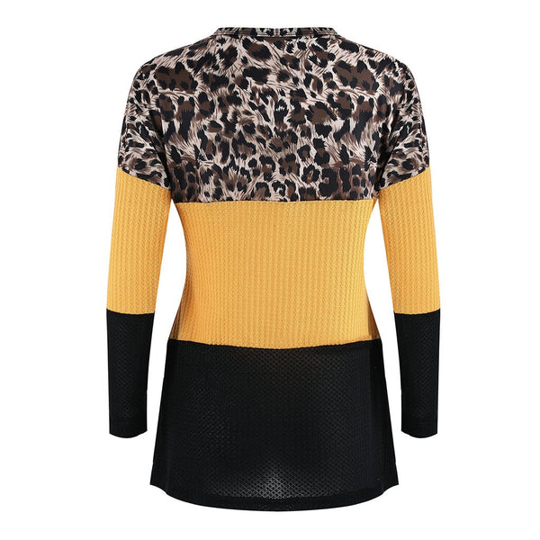 Leopard Print Bandage Sweater
