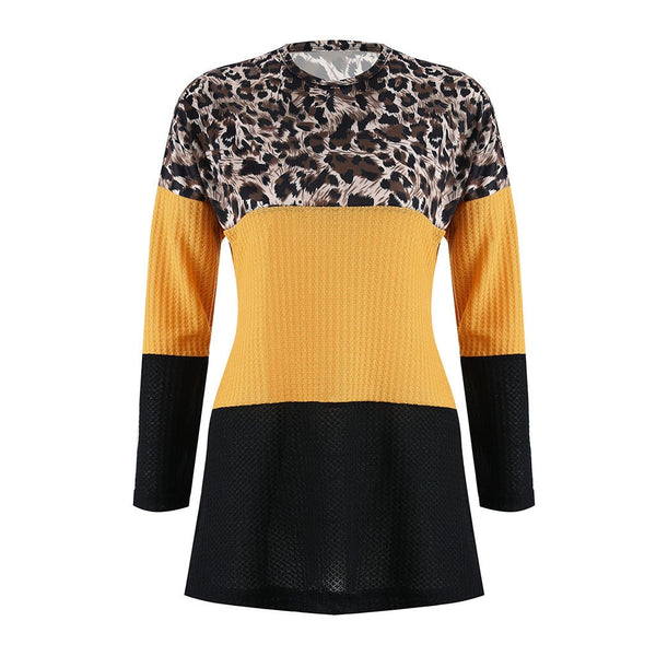 Leopard Print Bandage Sweater