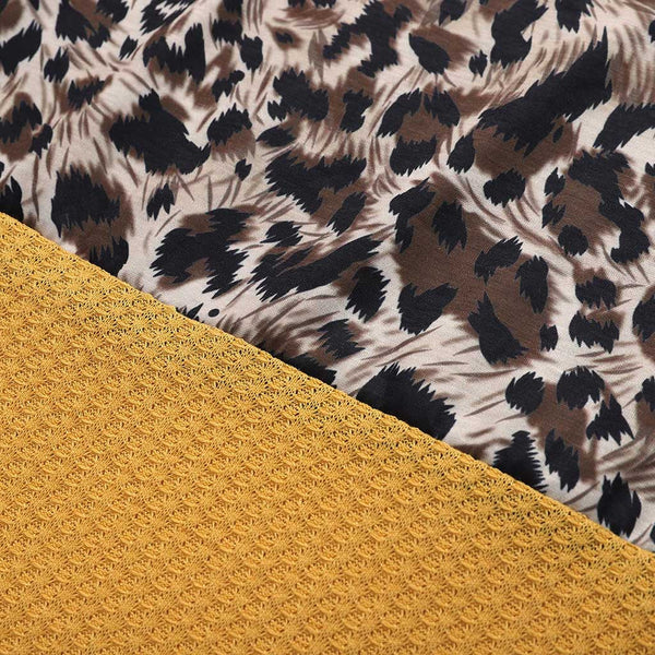 Leopard Print Bandage Sweater