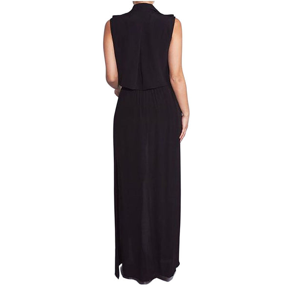 Fashion Sleeveless Casual Trench Chiffon Robe Duster