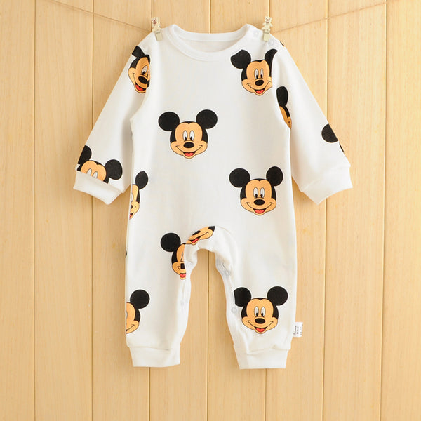 Baby Rompers Cartoon Baby Clothes Cotton Long Sleeve Kids Jumpsuits Boys Girls Rompers Outfits Baby Girls Clothes