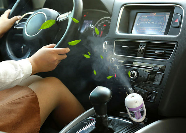 Car Air Purifier 12V 180 Degree Rotation Air Ionizer Humidifier Purifying Vehicle Environment  Deodorant Auto Luft Ionisator