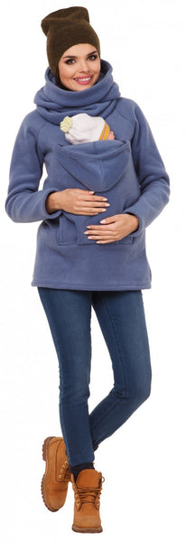 Winter Baby Carrier Jacket Kangaroo Maternity Outerwear for Pregnant Women Thick Pregnancy Baby Wearing Coat