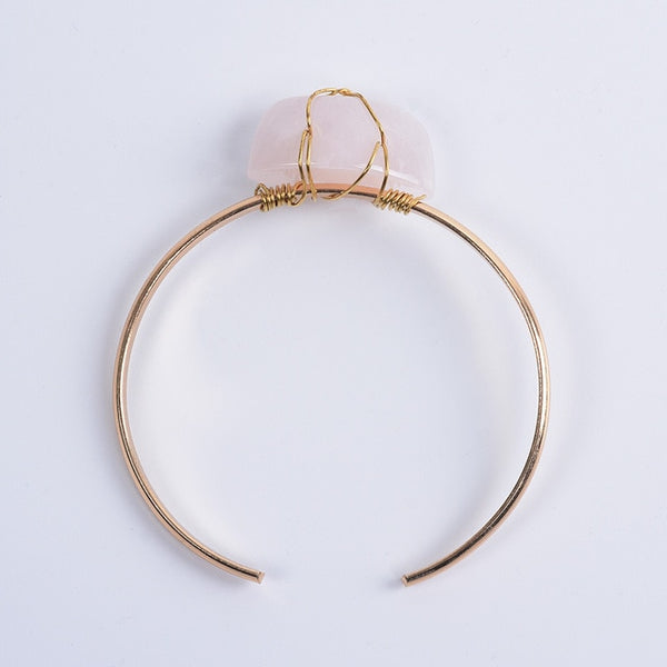 Women Bohemian Metal Hollow Stone Bracelets