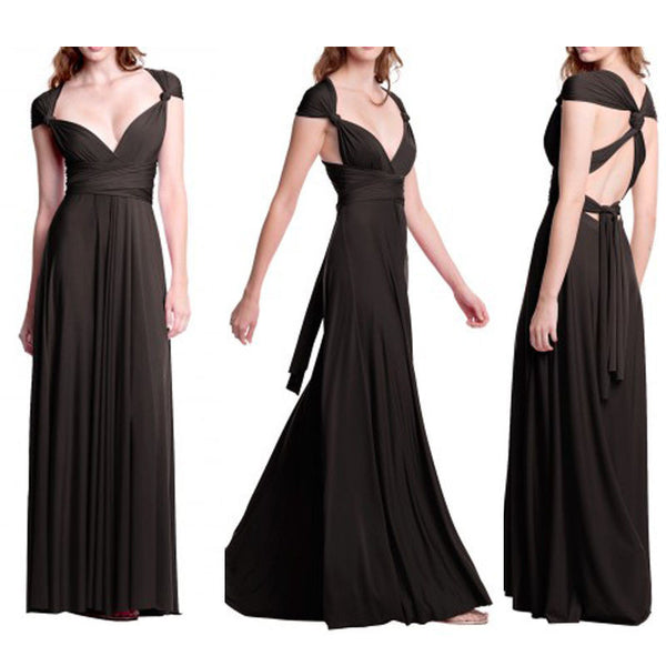 Summer Sexy Multiway Bridesmaids Convertible Dress Sexy Women Wrap Maxi Dress   Long Dress Robe Longue Femme