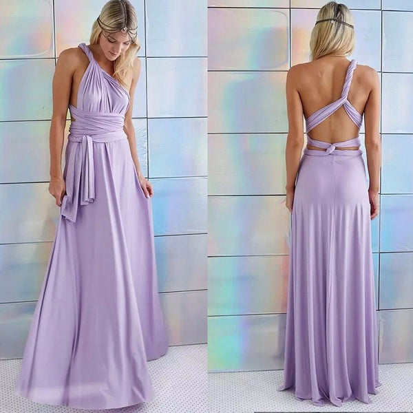 Summer Sexy Multiway Bridesmaids Convertible Dress Sexy Women Wrap Maxi Dress   Long Dress Robe Longue Femme