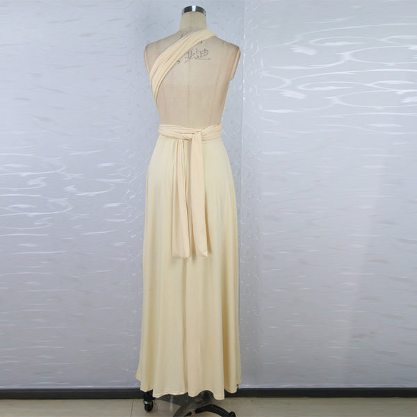Summer Sexy Multiway Bridesmaids Convertible Dress Sexy Women Wrap Maxi Dress   Long Dress Robe Longue Femme