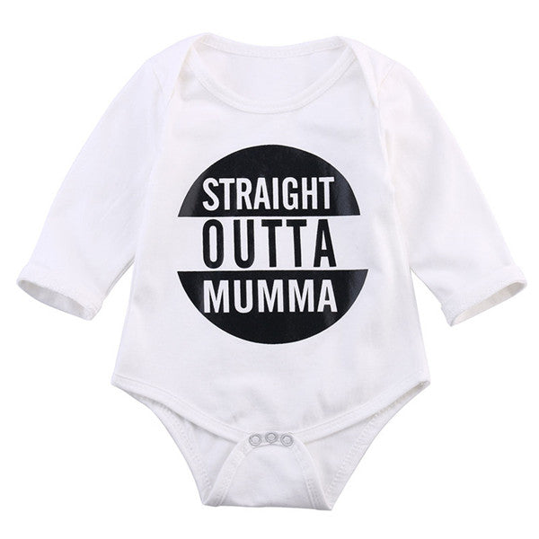 Baby Rompers Toddler Kids Baby Jumpsuit Playsuit Letter Printing Outfits Clothes