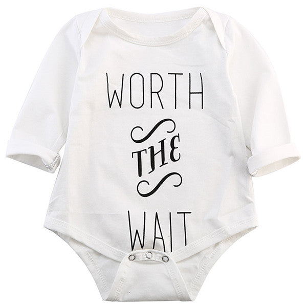 Baby Rompers Toddler Kids Baby Jumpsuit Playsuit Letter Printing Outfits Clothes