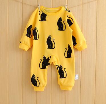 Baby Rompers Cartoon Baby Clothes Cotton Long Sleeve Kids Jumpsuits Boys Girls Rompers Outfits Baby Girls Clothes