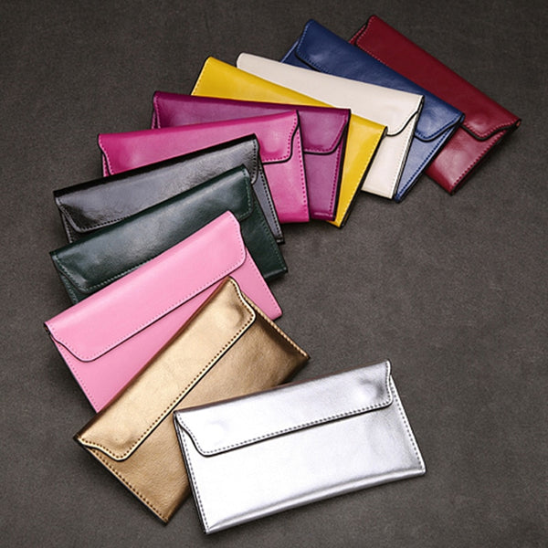 Envelope Clutch Purse Mini Leather Ladies Hand Bags
